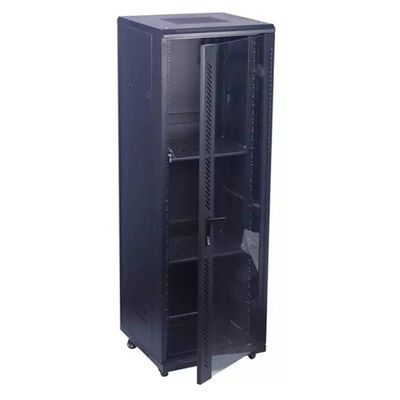 品質  37U Floor Standing Server Rack Cabinet SPCC IP20 Cold Rolled Steel 工場
