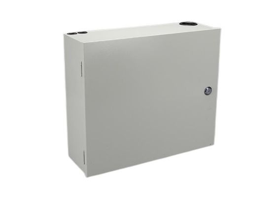 品質  ODF Wall Mount Fiber Enclosure Distribution Box FC 72F 72 Port Single Door 工場