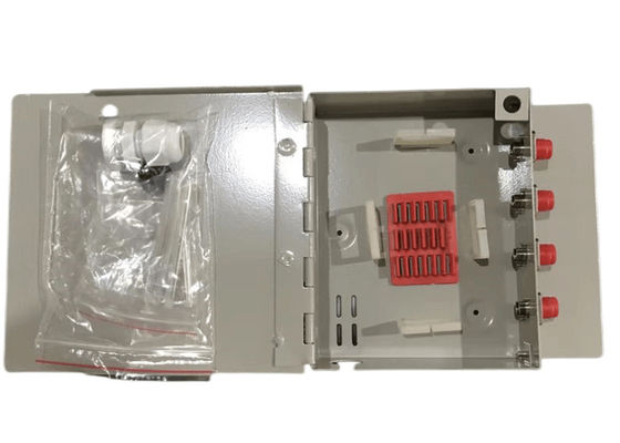 品質  FTTH Mini Wall Mount Fiber Optic Terminal Box 8Port SC / LC / ST / FC 工場