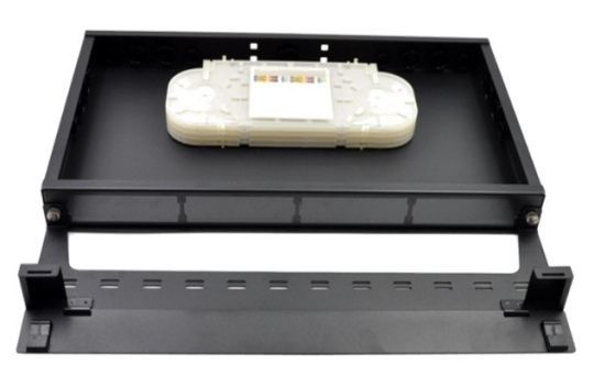 19" FTTH MPO MTPのパッチ盤LC 1U繊維カセット モジュールのラック マウント