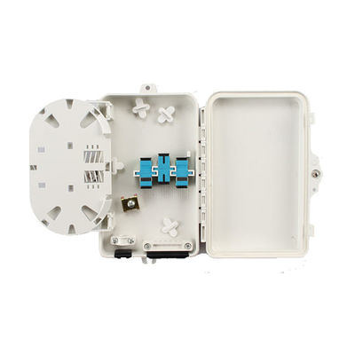 電気通信のために薄い灰色6Port繊維光学の端子箱SC APC/UPC SM SX PC+ABS