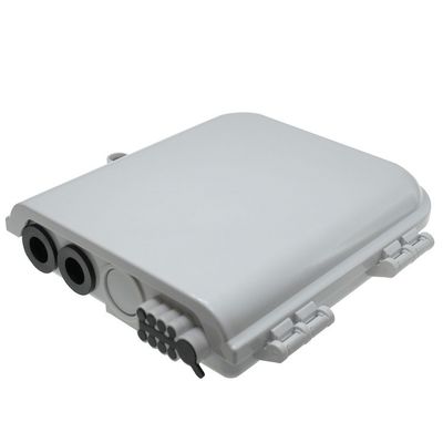 繊維光学の端子箱8Core SM/DX SC/LC/ST/FC薄い灰色/黒IP 66