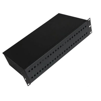19"は2U繊維パッチ盤のラック マウント タイプ48中心FCのアダプターを修理した