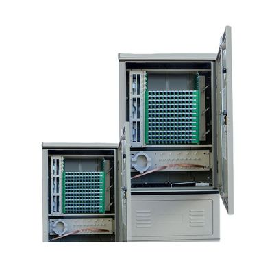 UPC APCの繊維光学のキャビネットSMC屋外繊維箱144の左舷144中心