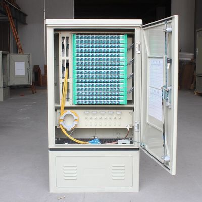 UPC APCの繊維光学のキャビネットSMC屋外繊維箱144の左舷144中心
