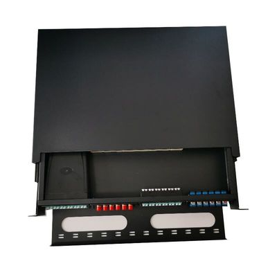 1U MTP MPO繊維パッチ盤19のインチ フレームの棚のキャビネット96の中心の接続