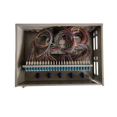 3U繊維光学のパッチ盤のラック マウント288Core LCのクォードは様式を振る