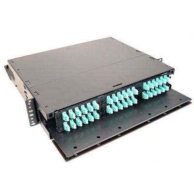 LGX 2Uのラック マウント繊維のエンクロージャ6のアダプターのパネルLC UPCの二重6スロット72F