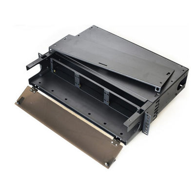 2U MPO MTPのパッチ盤APC SC複式アパート繊維のエンクロージャのラック マウント