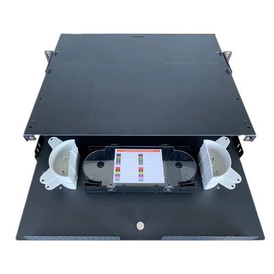 2U MPO MTPのパッチ盤APC SC複式アパート繊維のエンクロージャのラック マウント