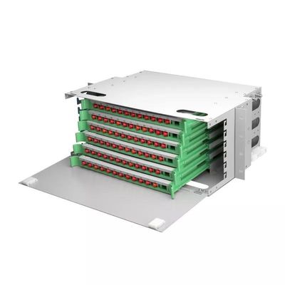 FTTH CATV ODFのパッチ盤19インチFC 19のインチFCの視覚の配線盤