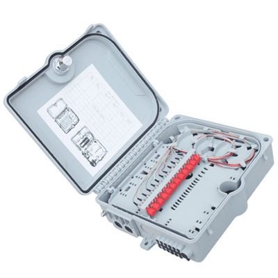 繊維光学の端子箱12Port SC/LC/ST/FC IP-66 UPC/APC薄い灰色FTTH