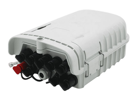 ABS PLC 8左舷繊維の終了箱の灰色の光学末端のエンクロージャIP65