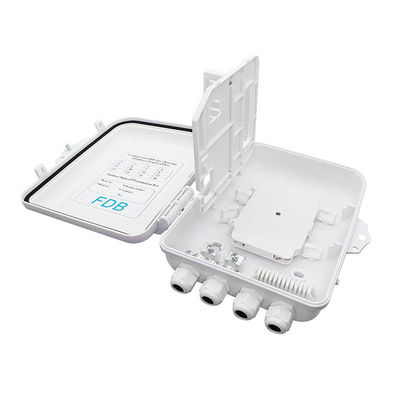 壁に取り付けられたSC 1x8 PLCの繊維光学のディバイダー箱IP65 12Cores