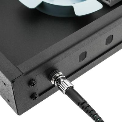 19"ラック マウント繊維パッチ盤STのアダプター1U繊維のエンクロージャ12の中心