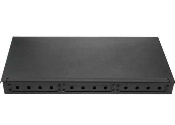 19"ラック マウント繊維パッチ盤STのアダプター1U繊維のエンクロージャ12の中心