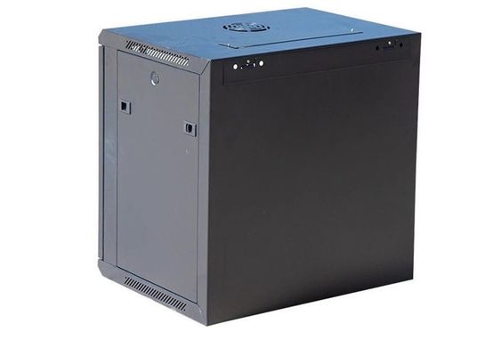 12Uガラス ドアの壁の台紙のネットワーク サーバのキャビネットのエンクロージャ19のインチ600x450の棚