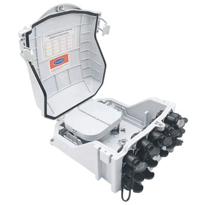 華為技術の小型繊維光学の端子箱16Core SC IP65 PC+ABS FTTXの解決