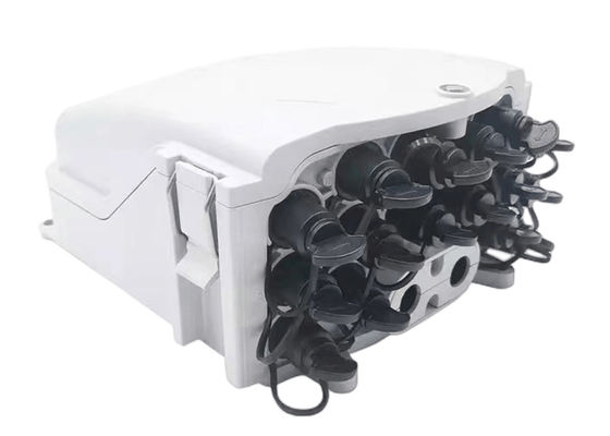 華為技術の小型繊維光学の端子箱16Core SC IP65 PC+ABS FTTXの解決