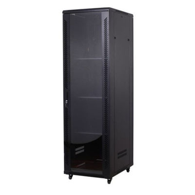 PDUサーバー棚のキャビネットの床の立場SPCC 42U 600*1000*2000MM