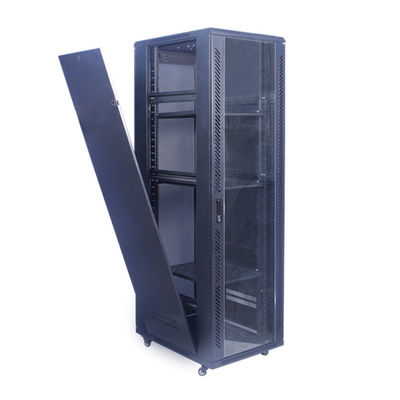 PDUサーバー棚のキャビネットの床の立場SPCC 42U 600*1000*2000MM