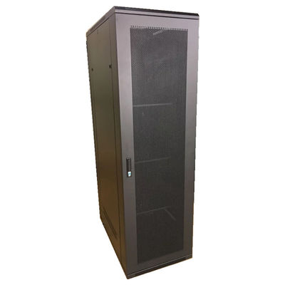 ガラス ドア600*600*2200MMが付いている47Uサーバー棚のキャビネットSPCCの格納装置