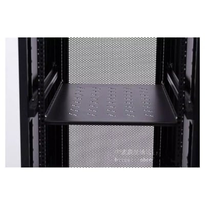ガラス ドア600*600*2200MMが付いている47Uサーバー棚のキャビネットSPCCの格納装置
