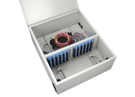 ODFの壁の台紙繊維のエンクロージャの配電箱FC 72F 72の左舷単一のドア