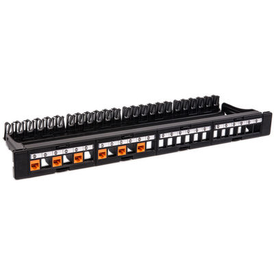 CAT5 CAT6ネットワークのパッチ盤UTPのブランクはRJ45 24左舷パッチ盤の荷を下した