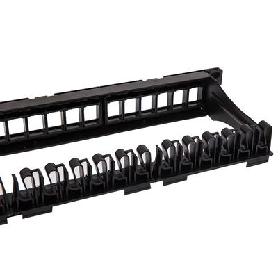 CAT5 CAT6ネットワークのパッチ盤UTPのブランクはRJ45 24左舷パッチ盤の荷を下した