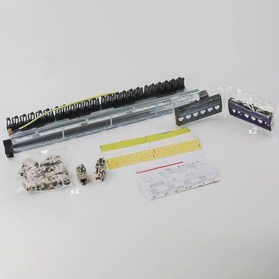 UTPネットワークのパッチ盤統合されたRJ45 1U 24の左舷パッチ盤
