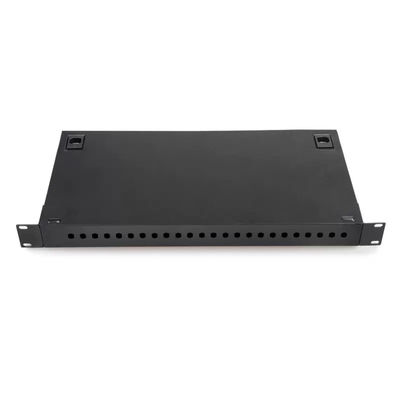 ラックマウント式のパッチ盤の金属FTTH Wallmountの終了箱24 LCの複式アパートのカプラー