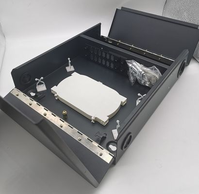 スプールおよびアダプター版との12/24/48の中心2doorの黒の光学壁の台紙繊維のエンクロージャ