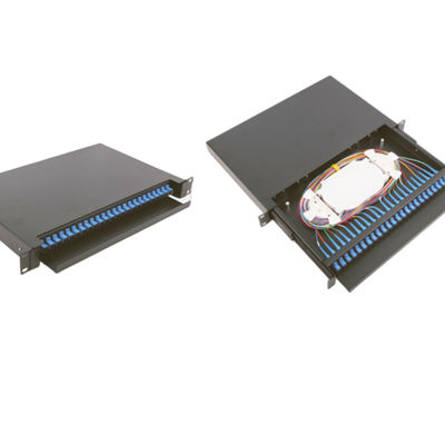 19 インチ 1U ラックマウント エンクロージャ 430x200x46mm 24 ポート