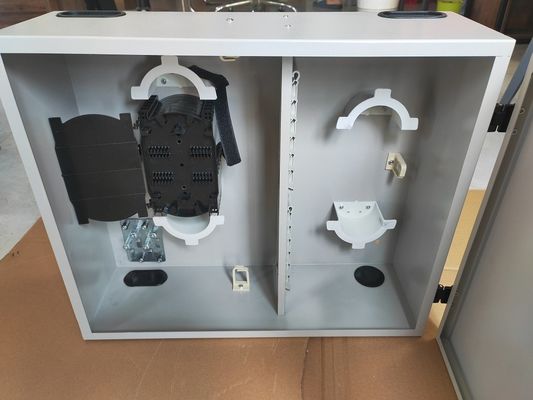 LC/DX 一ドア 壁掛け 光ファイバー 囲み APC/UPC グレー ODF 72ポート 144コア