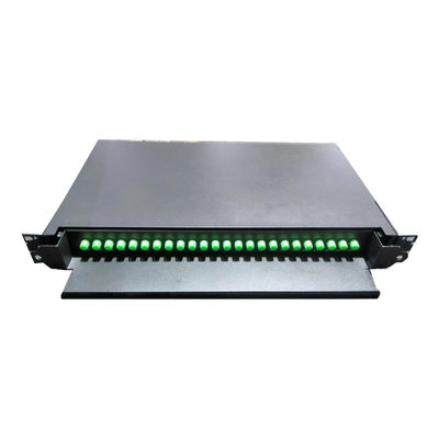 24C FC APC ファイバーカウント G652D / G657A1ファイバーのための光学パッチパネル