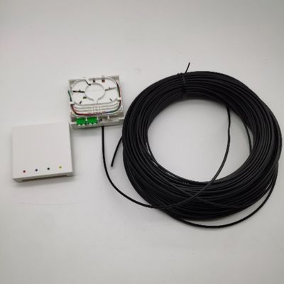 LC/APC 前接続ファイバー終了ボックス 4ファイバー 10-100M ウォール出口ボックス 4fo