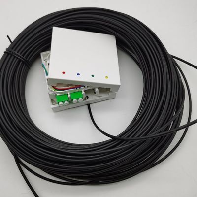 LC/APC 前接続ファイバー終了ボックス 4ファイバー 10-100M ウォール出口ボックス 4fo