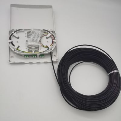 6Cores LC/APC 前接続された光学配送箱 6Fibers Wall Outlet PTO Box