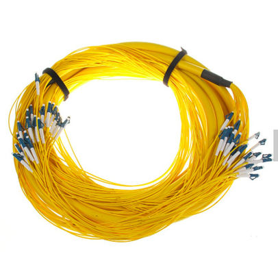 SM 9/125 G652D (OS2) LSZH 12 ファイバー LC/UPC-LC/UPC 光ファイバー ブレイクアウトケーブル 1M